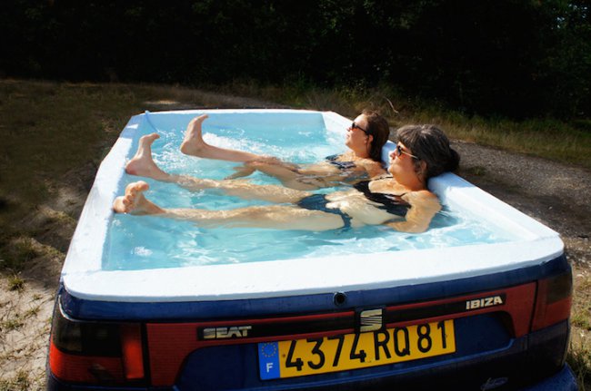 Авто Seat Ibiza - джакузи от Benedetto Bufalino
