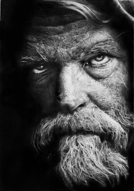 Карандашные рисунки итальянского художника-самоучки Франко Клуна