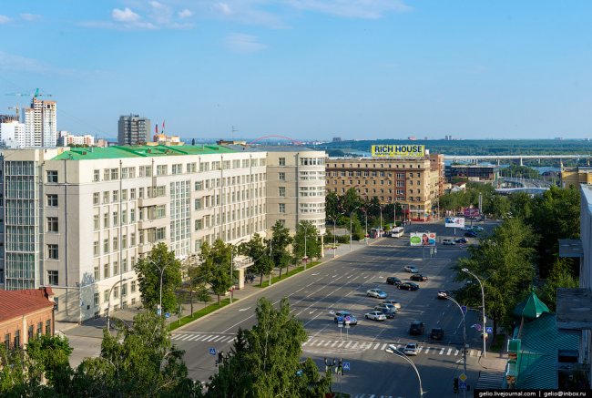 Новосибирск с высоты