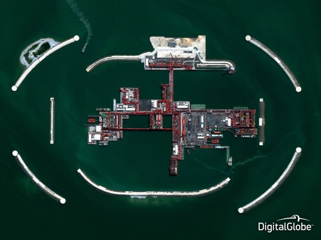 Лучшие спутниковые фотографии 2014 года от DigitalGlobe
