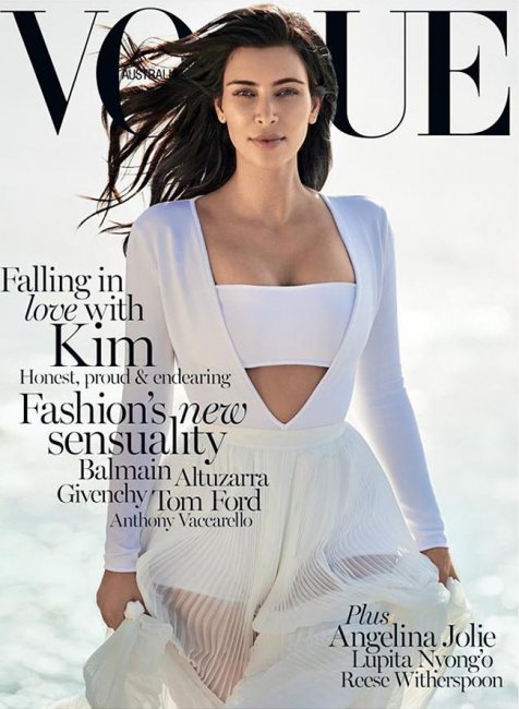Ким Кардашьян в Vogue Australia