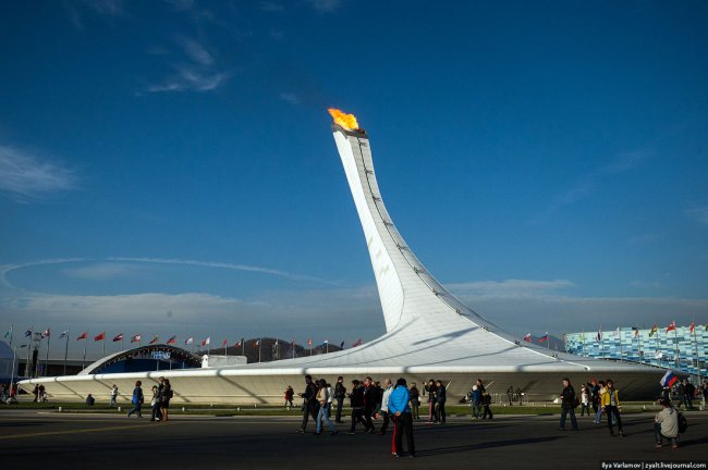 Олимпийский парк в Сочи год спустя