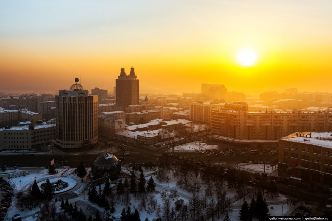 Зима в Новосибирске. 2015