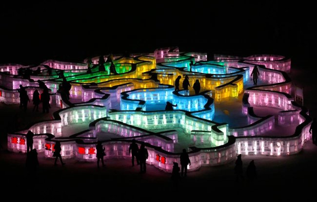 Ледовый фестиваль 2015 в Китае