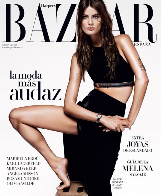 Изабели Фонтана в Harper’s Bazaar Spain