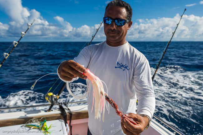 Океанская рыбалка на Сейшелах