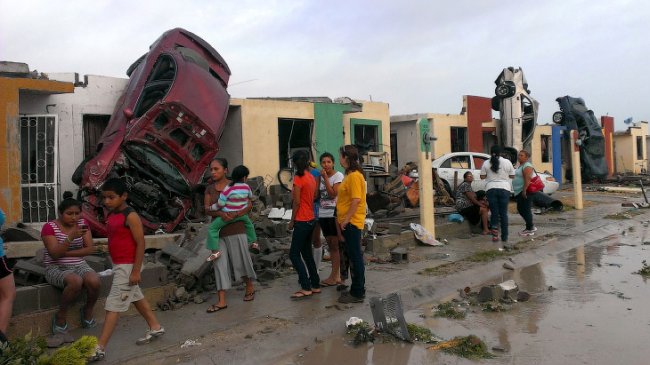 Успеть за 6 секунд: торнадо в Мексике