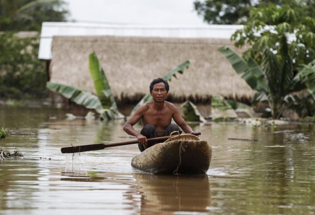 Рекордное наводнение в Мьянме