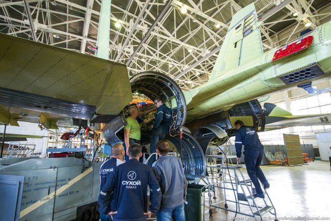 Производство истребителя Су-35