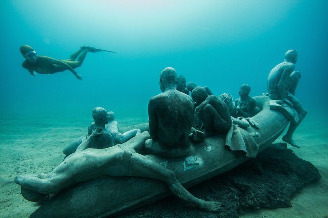 Первый подводный музей в Европе