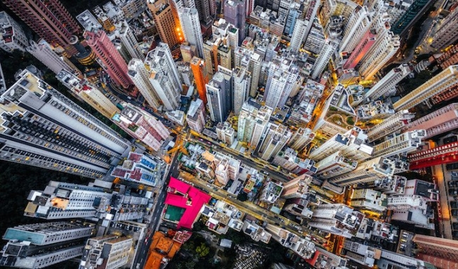 Гонконг с высоты птичьего полёта