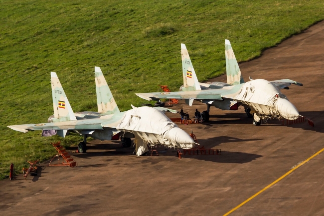 Истребители Су-30МКК военно-воздушных сил Уганды