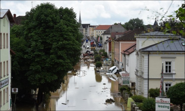 После наводнения в Германии