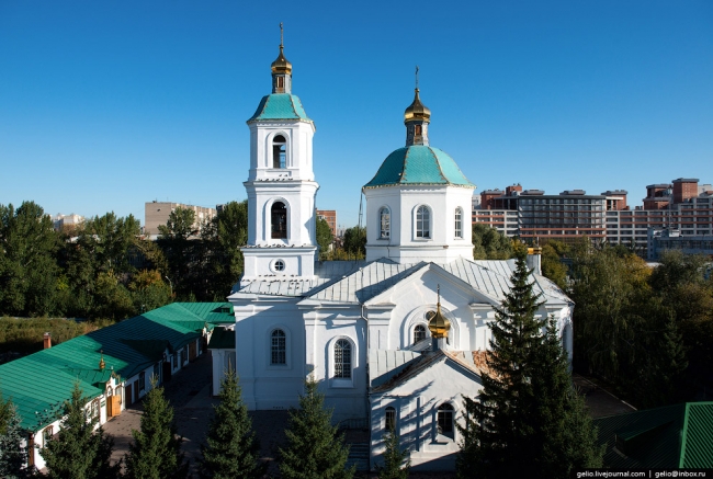 Омску 300 лет. Виды города с высоты