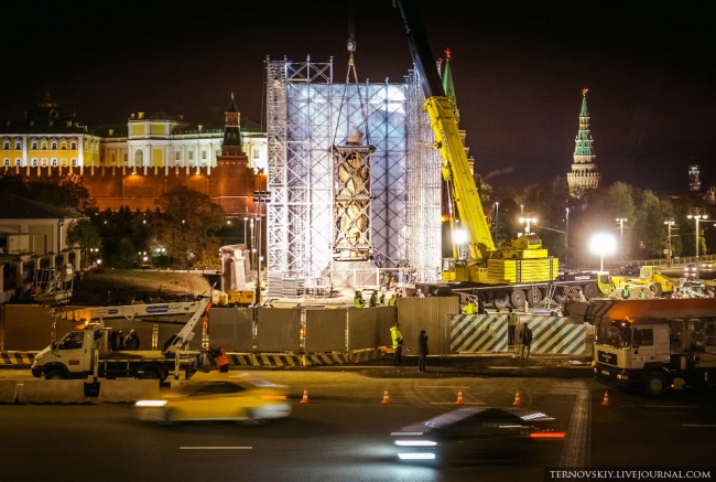 Как ставили памятник князю Владимиру
