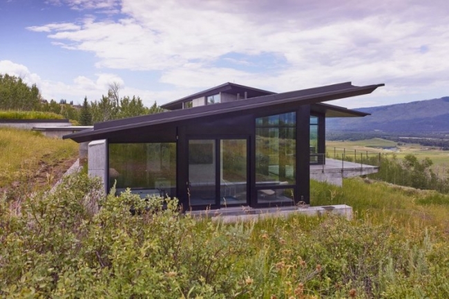 Дом с видом на горы в США