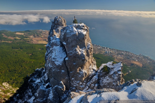 В Крыму над облаками