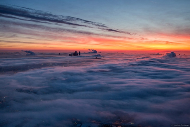 Москва под облаками