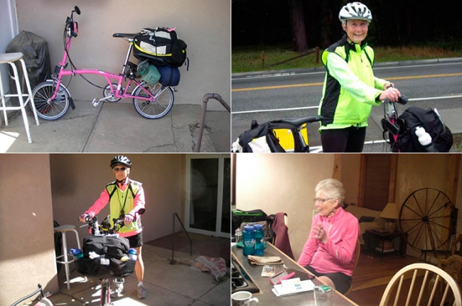 Пенсионерка из США совершила самостоятельное путешествие на велосипеде по семи странам