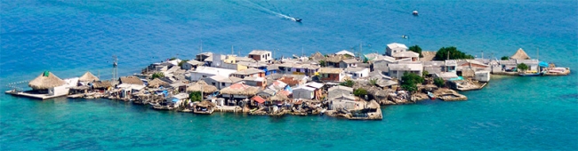 Santa Cruz del Islote – один из самых маленьких населённых островов в мире