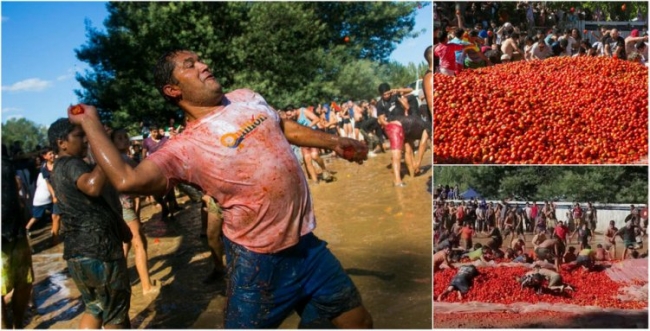 Битва помидорами в Чили