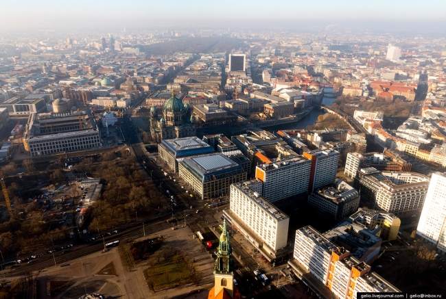 Столица Германии с высоты: старый-новый Берлин