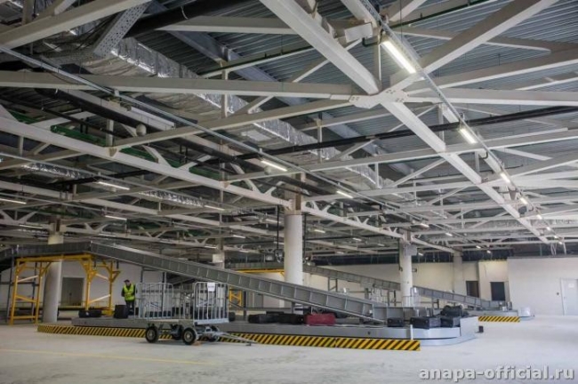 Ход строительства нового терминала А аэропорта города-курорта Анапа