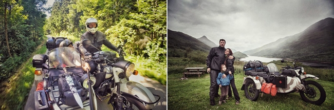 Румынский фотограф со своей семьёй проехал вокруг Европы на мотоцикле «Урал ...