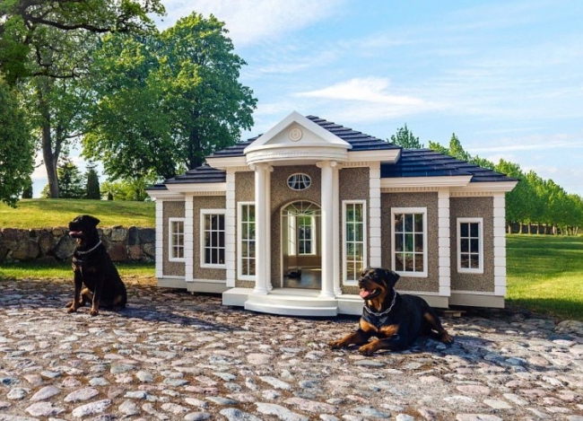 Будки-дворцы для собак, стоимостью до €170 000