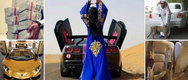 Богатеи из Саудовской Аравии хвастаются роскошью