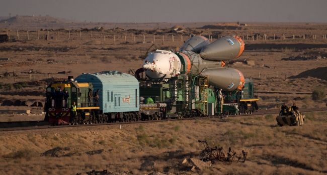 Старт российского космического корабля «Союз МС-06»