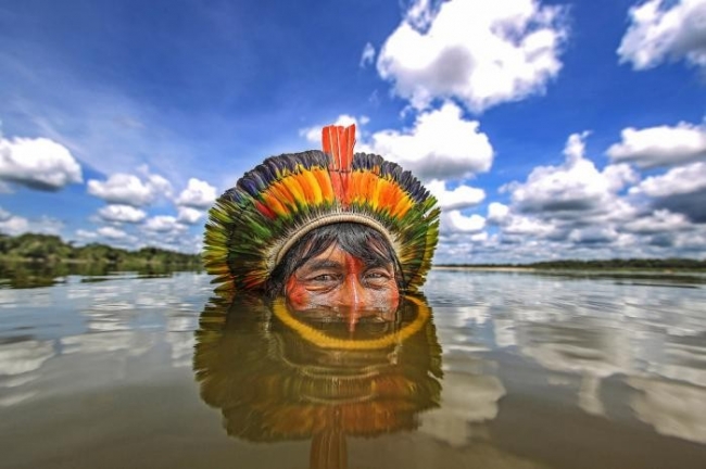 Бразильские племена: в гармонии с природой (9 фото)