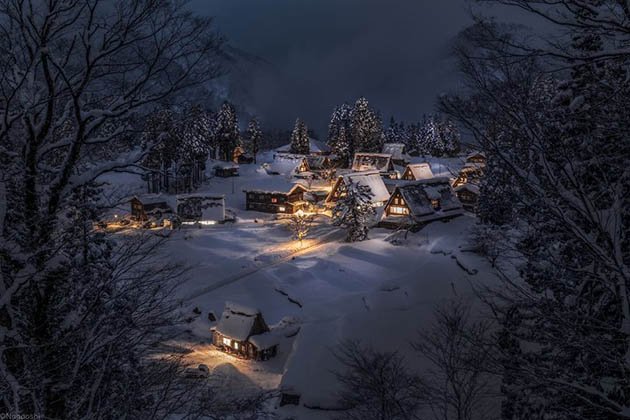 Зимняя сказка на фотографиях самого снежного региона мира