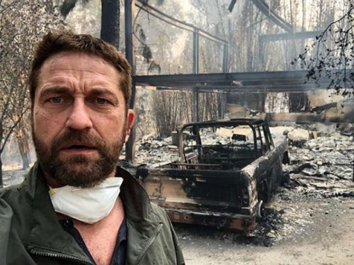 Джерард Батлер из-за пожаров в Калифорнии стал бездомным