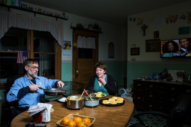 Как ужинают среднестатистические американские семьи (37 фото)