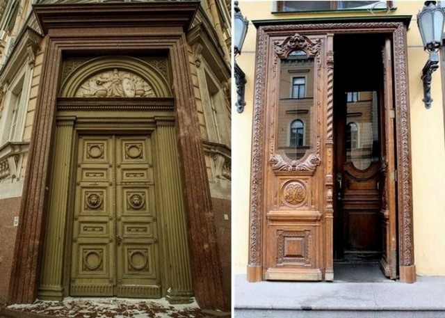 Для чего в старинных зданиях делали такие огромные двери? (2 фото)