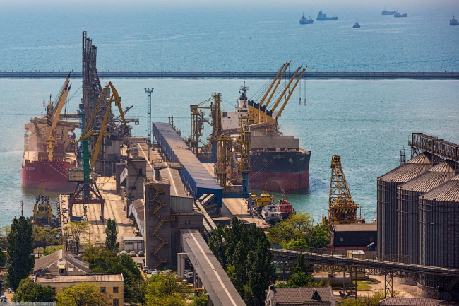 Новороссийский зерновой терминал — один из крупнейших комплексов на Черном море
