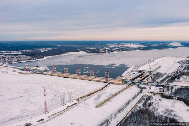 Чебоксарская ГЭС — пятая ступень Волжского каскада гидроэлектростанций