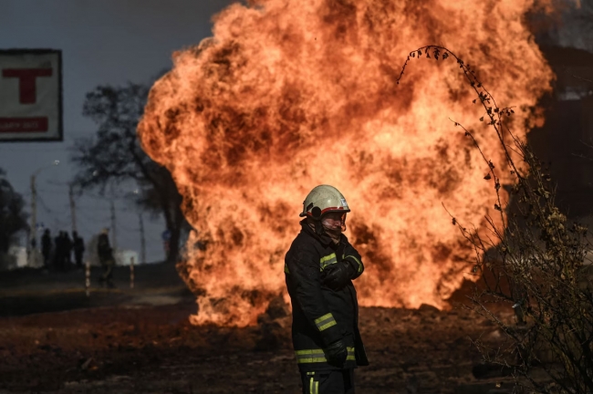 Пожарные на Украине