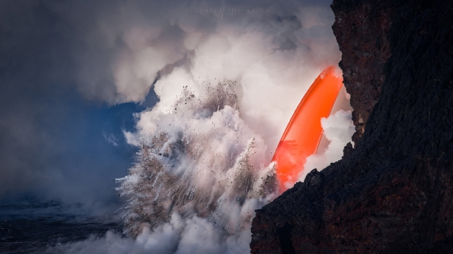 Мощь и красота извержения вулкана Килауэа на Гавайях