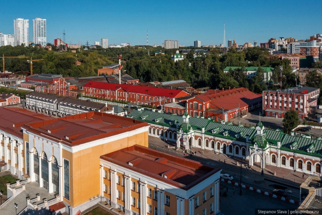 Пермь с высоты – город-миллионник на Урале