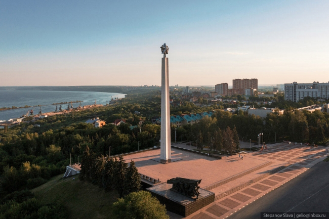 Ульяновск с высоты — родина Ленина