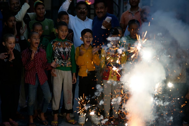 Фестиваль огней Дивали в Индии 2022