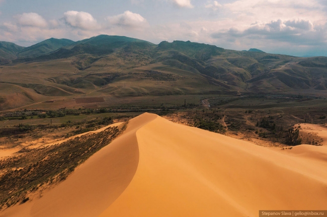Сарыкум — крупнейший песчаный бархан в Европе