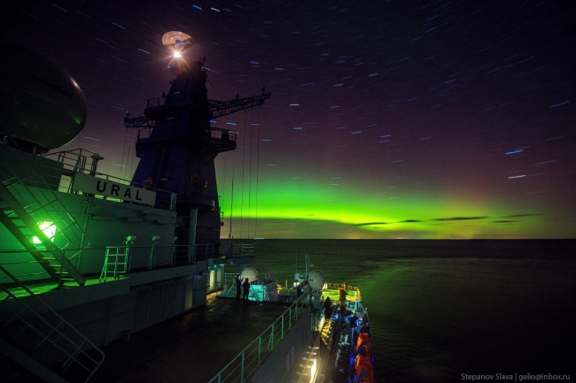 Атомный ледокол «Урал» — ходовые испытания в Финском заливе