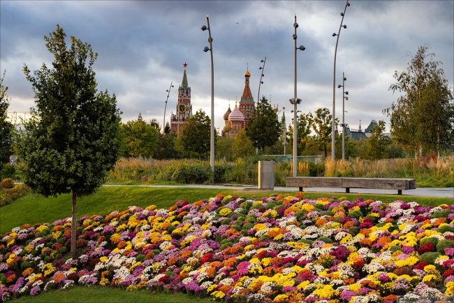 Октябрь в центре Москвы