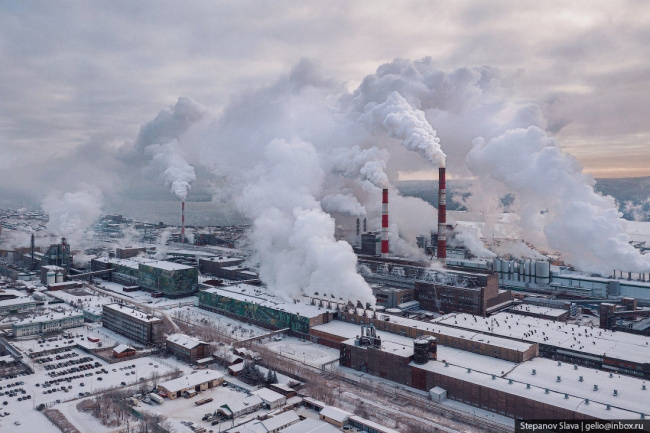 Братск — промышленный центр Восточной Сибири