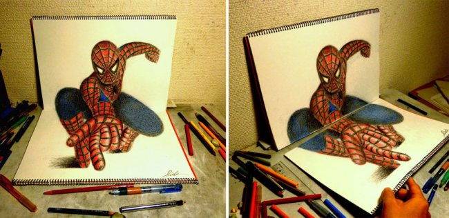 Лучшие карандашные 3D рисунки