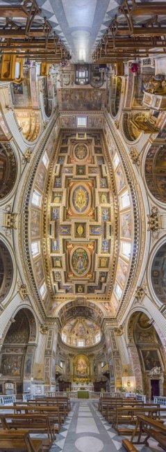Невероятные потолки Ватикана и церквей Италии