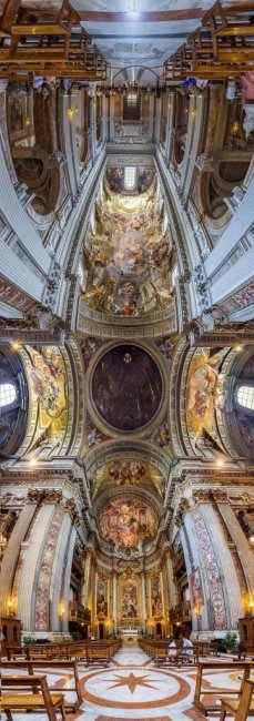Невероятные потолки Ватикана и церквей Италии